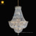 Chrome finish mini excellent crystal empire chandelier for bedroom lighting decor 17264